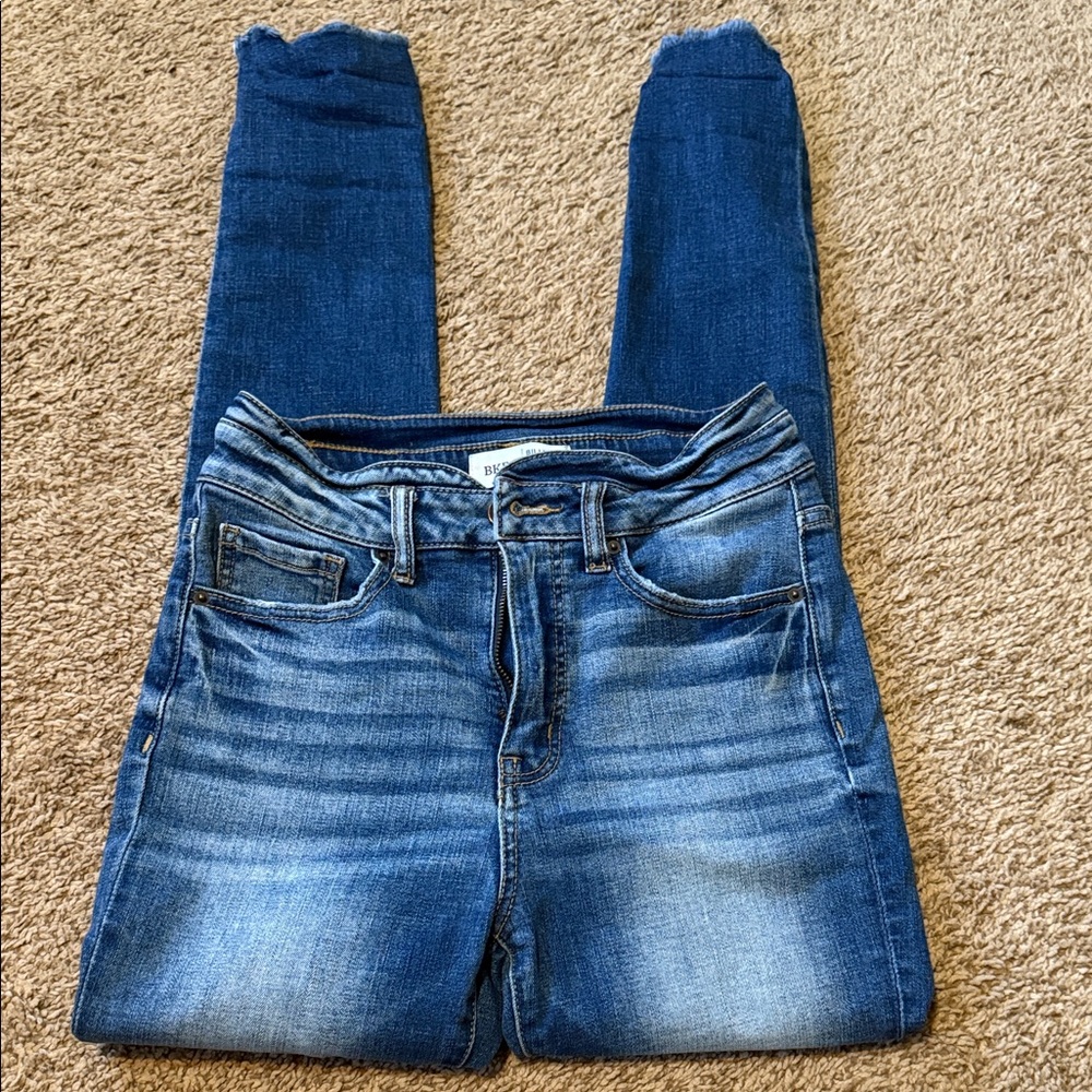 BKE Women's Skinny Jeans in Deep Blue